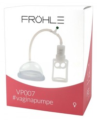 Fröhle: VP007 Vagina-Pumpe Solo Professional, transparent